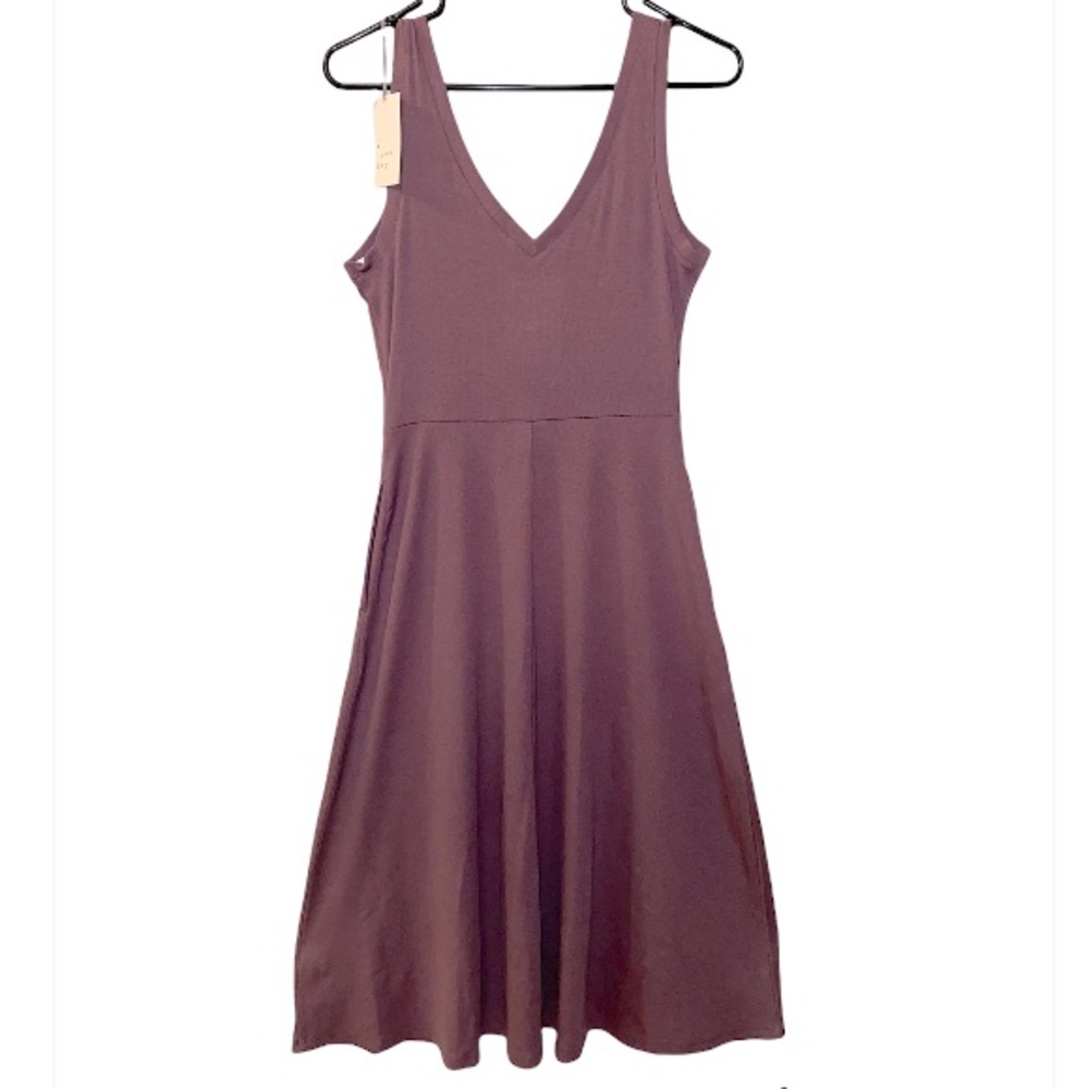 A New Day - Women's Sleeveless Rib Knit Ballet Purple Dress (NWT) Size: … - Picture 4 of 14
